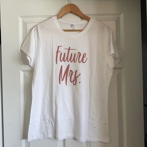 Future Mrs. Bride T-shirt (brand new)